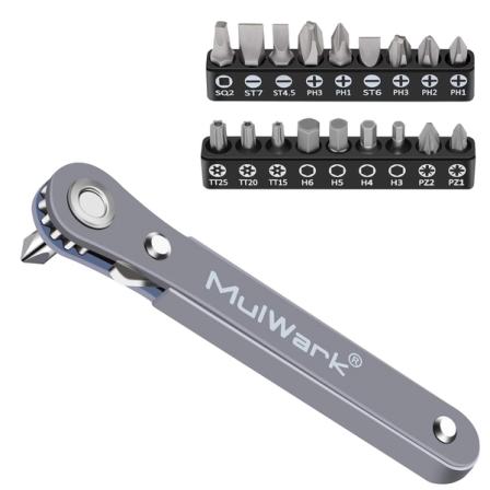 Product Image of 20pc 1/4 Ultra Low Profile Mini Ratchet Wrench Close Quarters  with High Torque