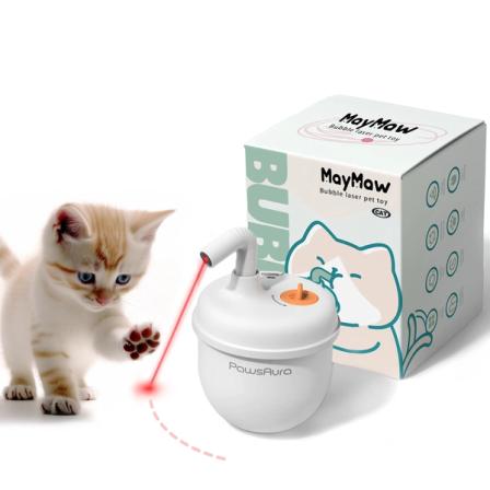 Product Image of MayMaw Bubble Cat Laser Toy - Automatic, Interactive, Rechargeable