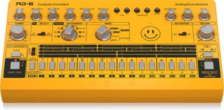 Product Image of Behringer RD-6-AM Analog Drum Machine, High-Quality Sound
