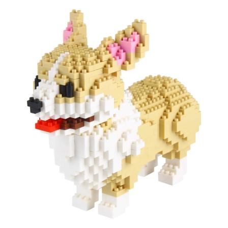 Product Image of 950 Piece Welsh Corgi Micro Dog Building Blocks Set