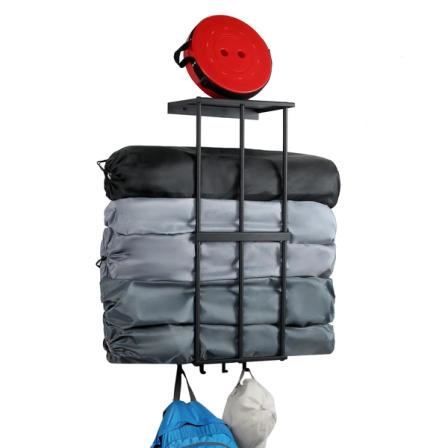 Product Image of Camping and Beach Chair Rack for Garage Storage with 4 Hooks