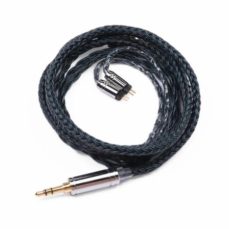 Product Image of 16 Core Silver Plated SPC Earphone Extension Cable 2pin-0.78mm, 3.5mm