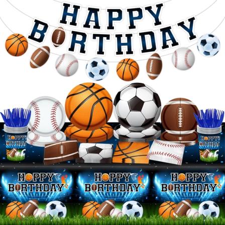 Product Image of Sports Birthday Party Decorations 142Pcs Serves 20 