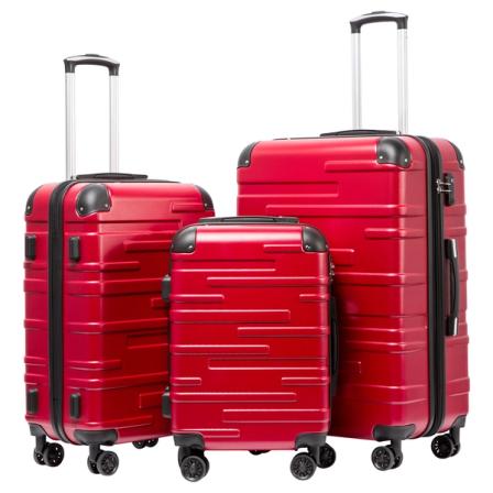 Product Image of Coolife Luggage - Expandable Suitcase - 3 Piece Set with TSA Lock