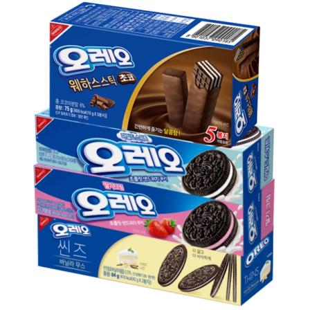 Product Image of 4 Pack Korean Oreo Cookies Sandwich Crackers 