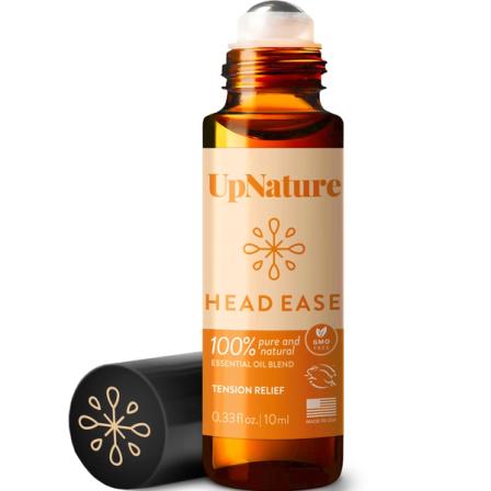 Product Image of Head Ease Essential Oil Roll On Blend – Natural Head Tension Relief Therapeutic Grade