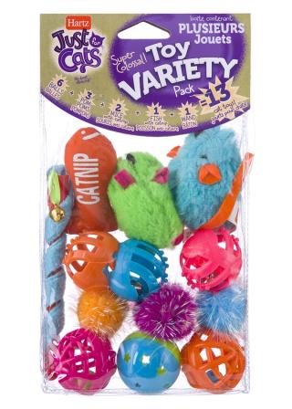 Product Image of HARTZ Just For Cats Toy Variety Pack - 13 Piece, All Breed Sizes