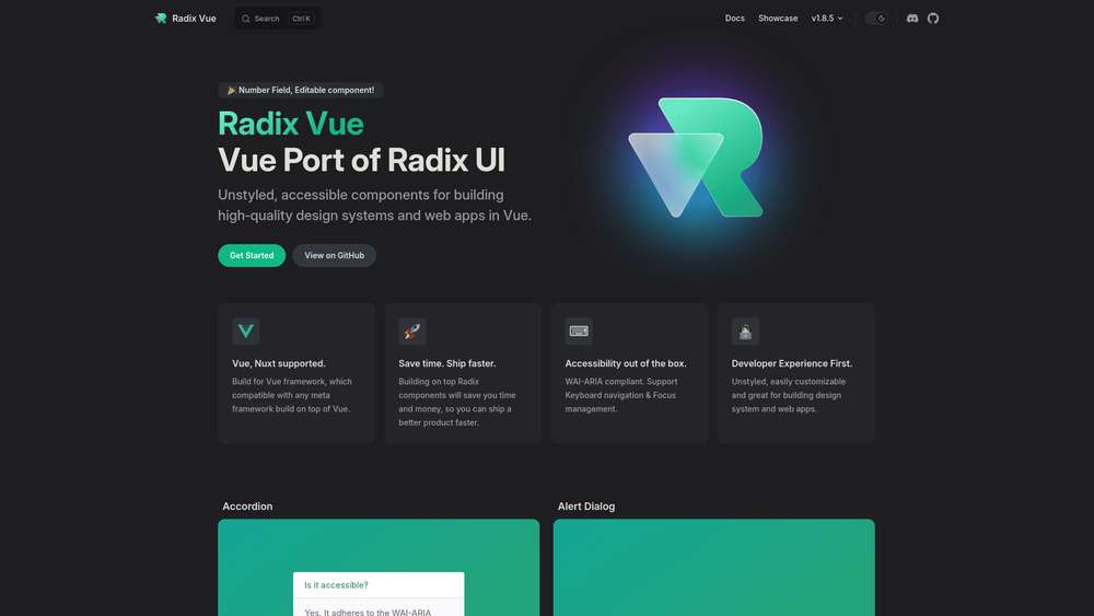 image of Radix Vue