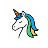 icon of Unicorn Coloring Pages
