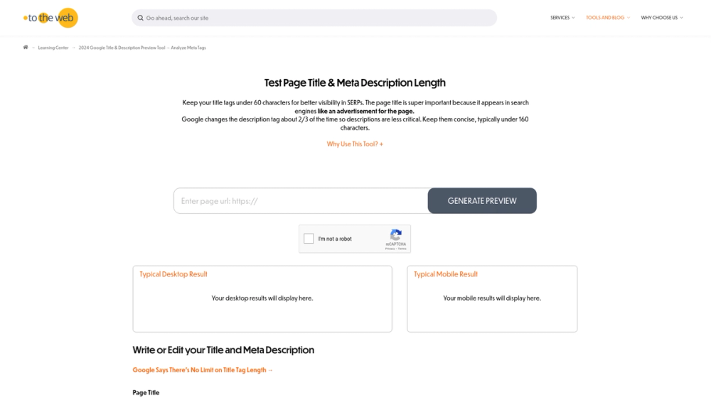 image of Test Page Title & Meta Description 