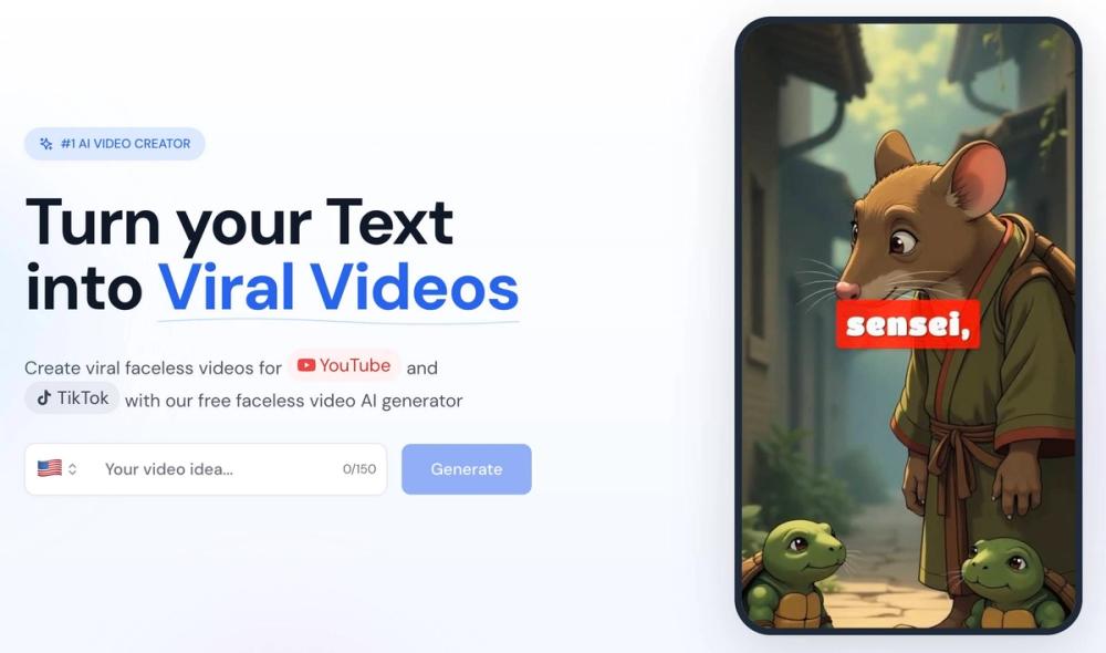 image of Faceless Videos APP