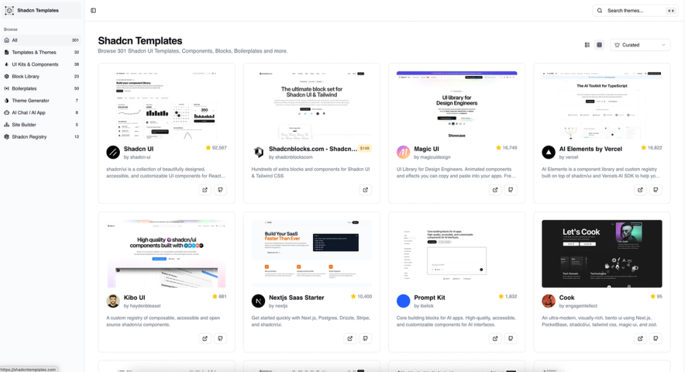 image of Shadcn Templates