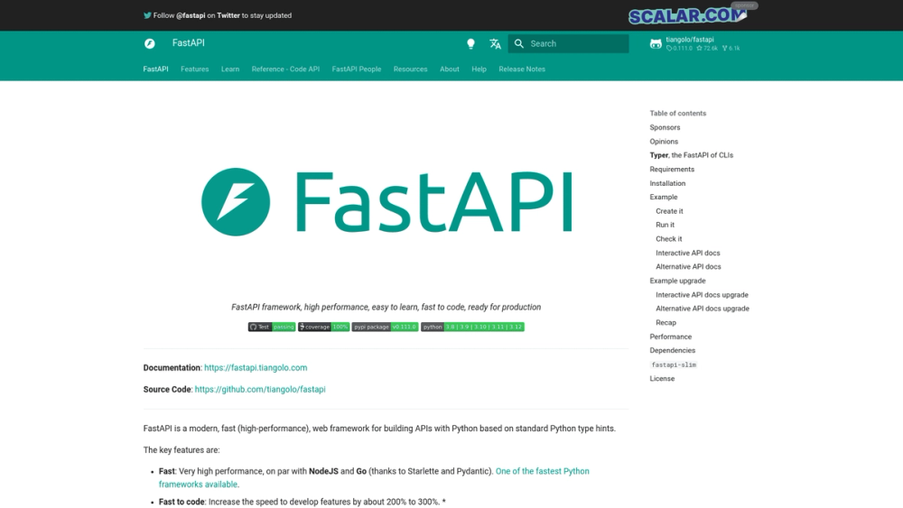 image of FastAPI