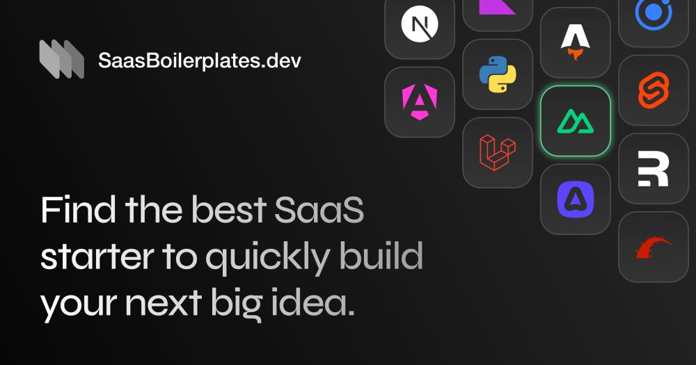 image of Best SaaS Boilerplates