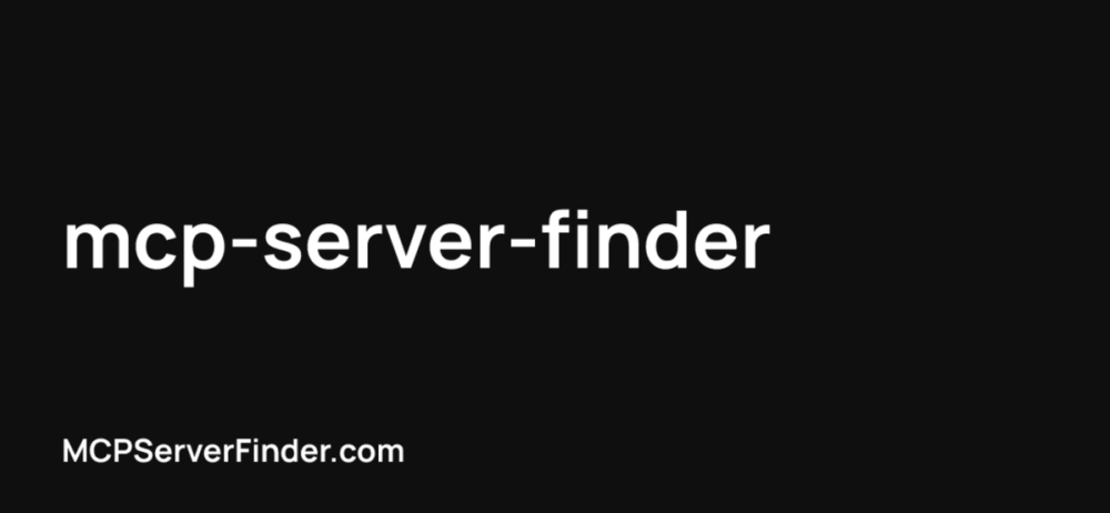 image of MCP Server Finder