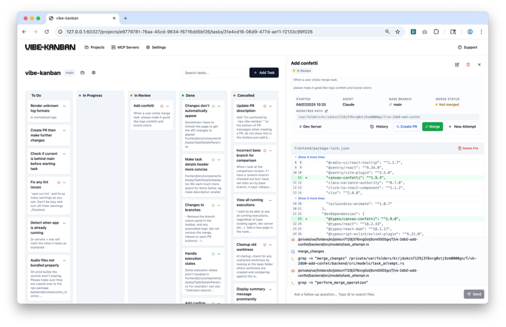 image of Vibe Kanban