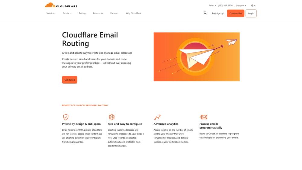 image of Cloudflare Email Routing