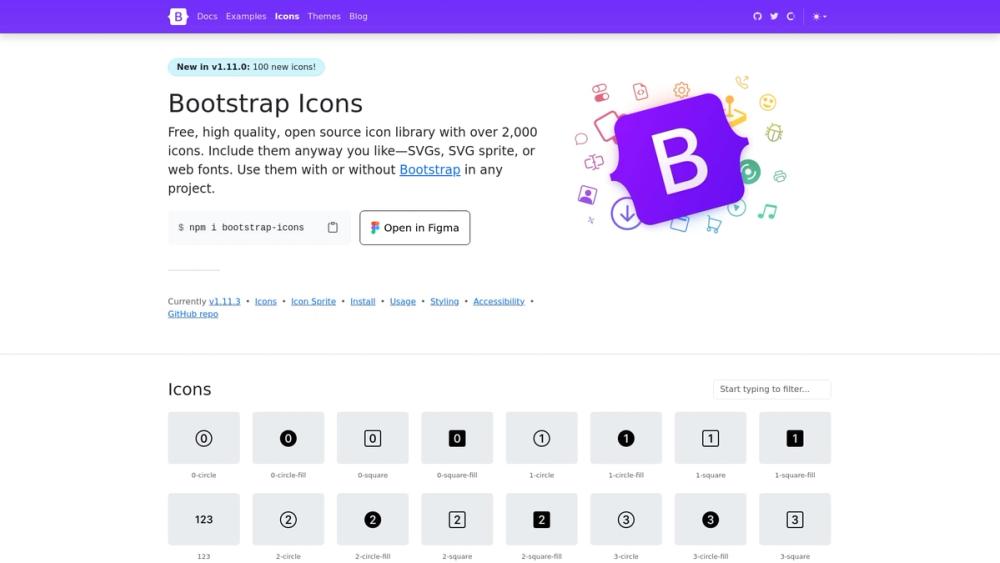 image of Bootstrap Icons