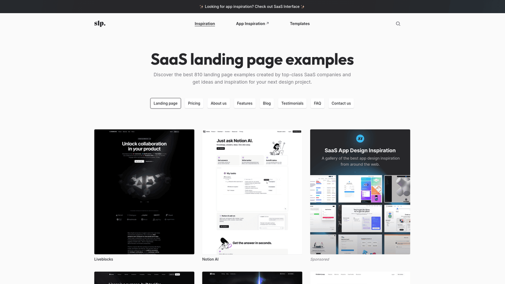 image of SaaS Landing Page