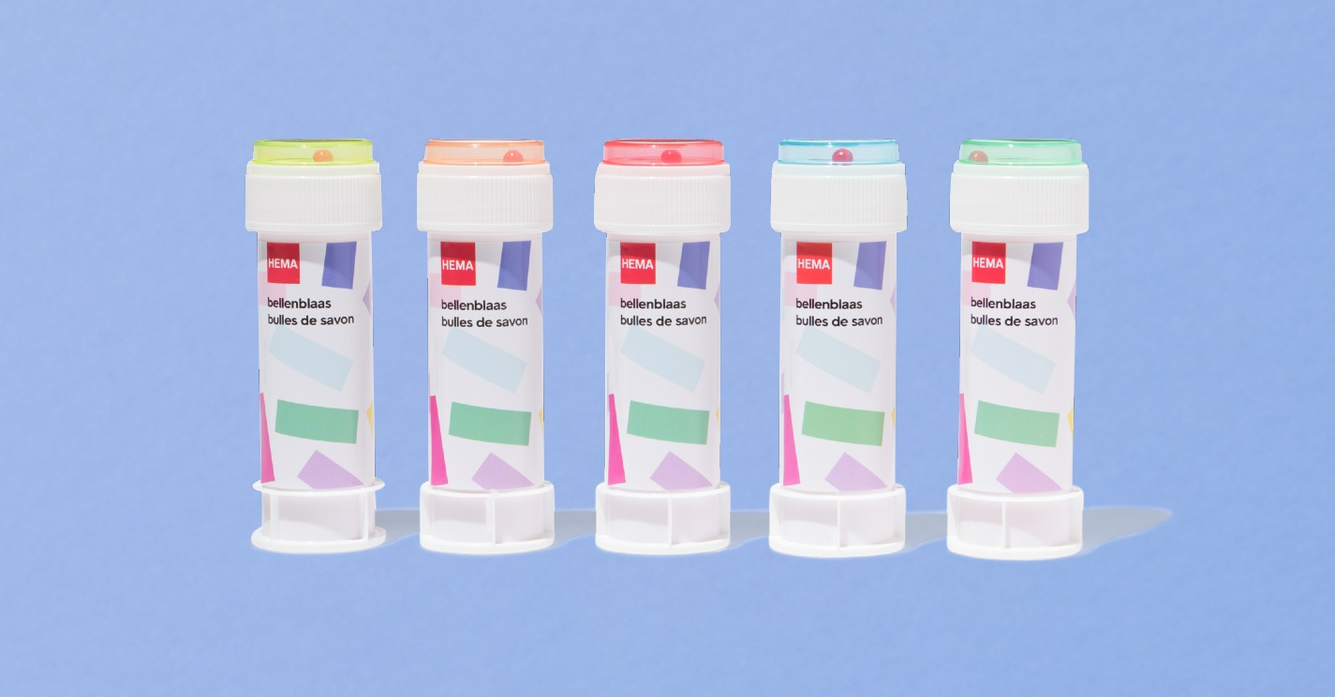 bellenblaas van HEMA