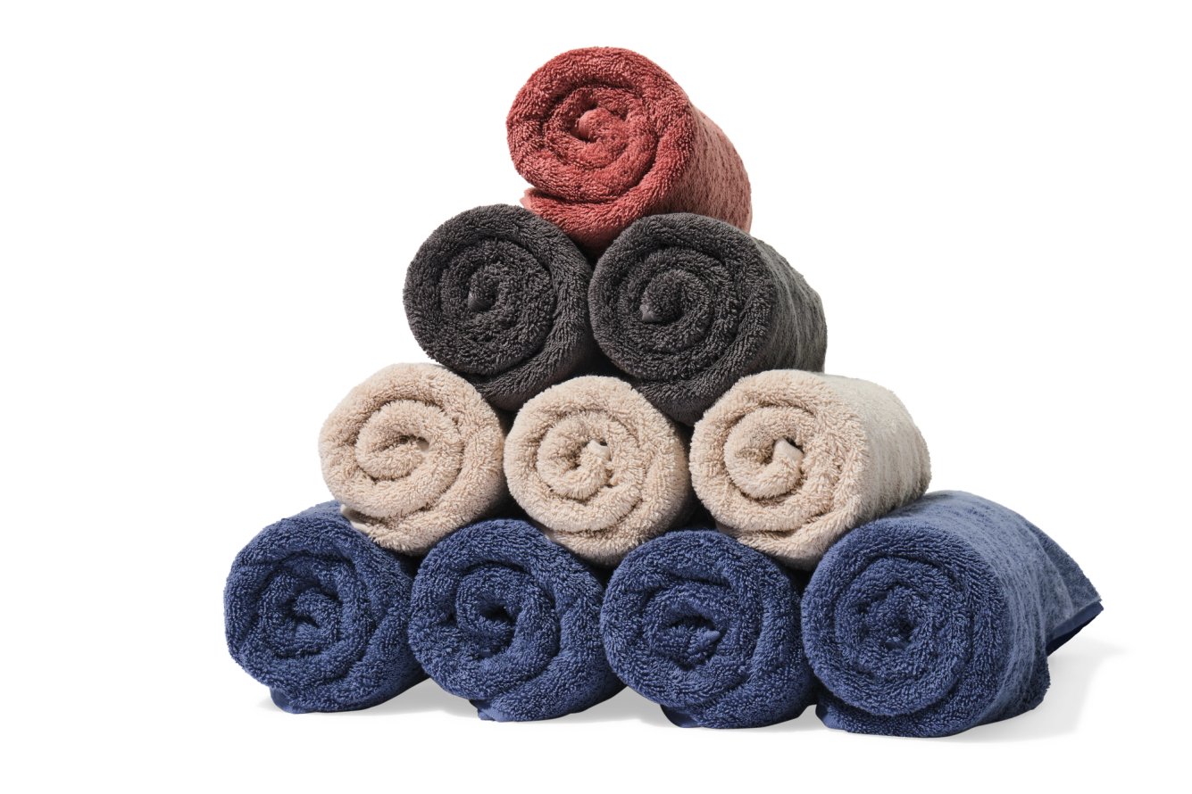 les serviettes de bain les plus moelleuses sont chez HEMA