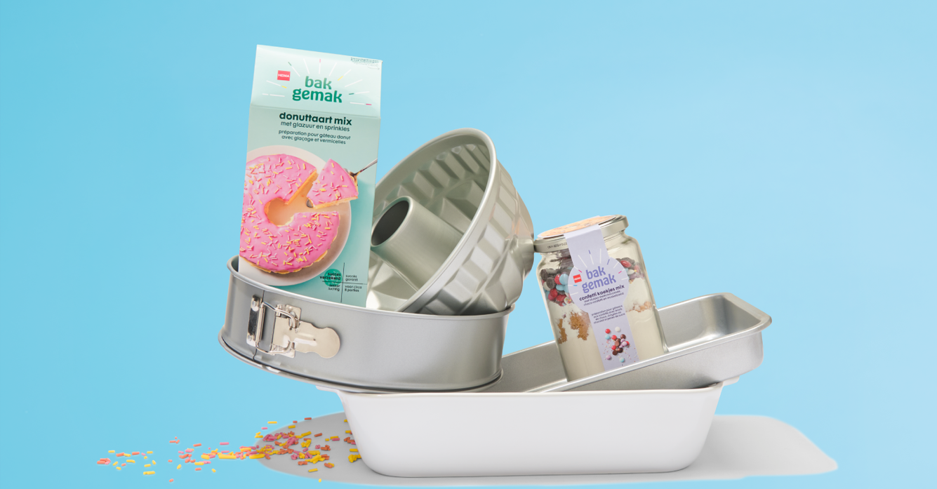Alles voor het bakken van een heerlijke donuttaart