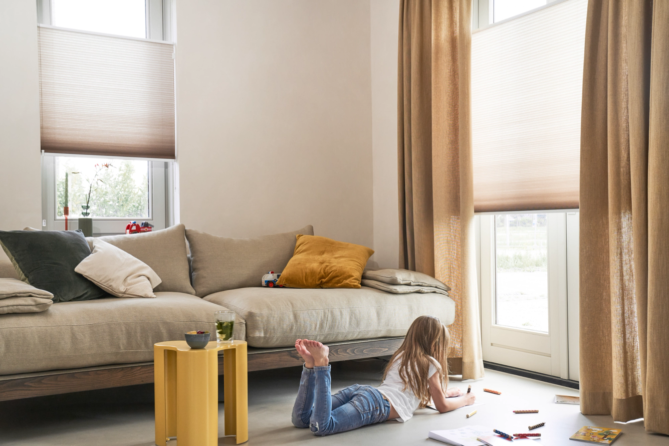 gordijnen en raamdecoratie voor de woonkamer