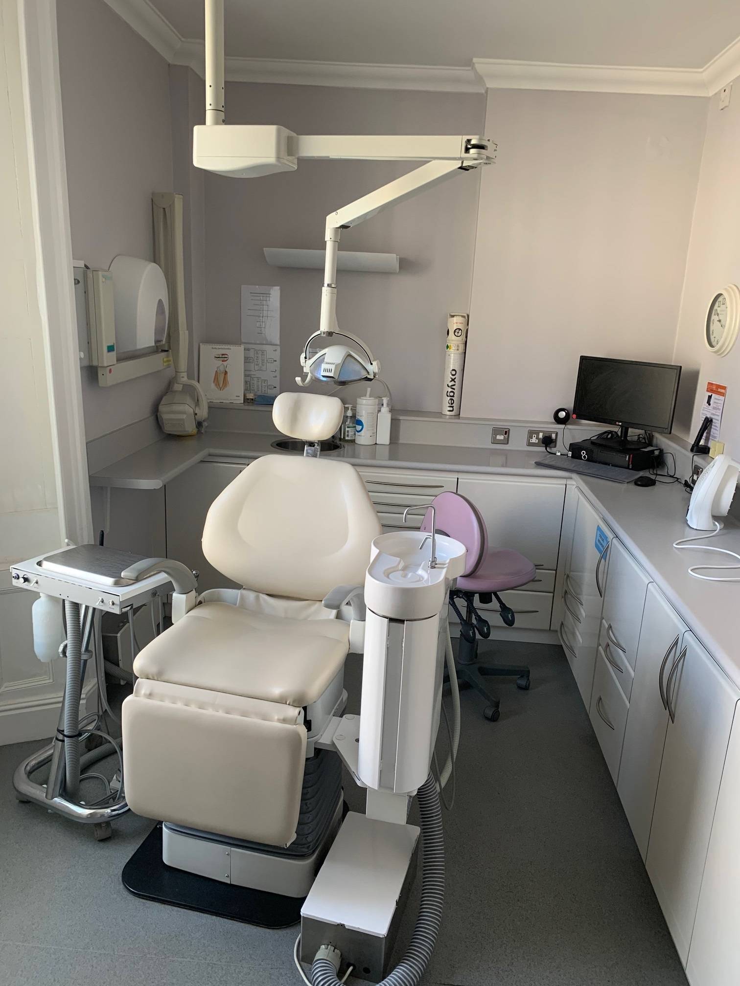One of the treatment rooms at Merrifield dental practice