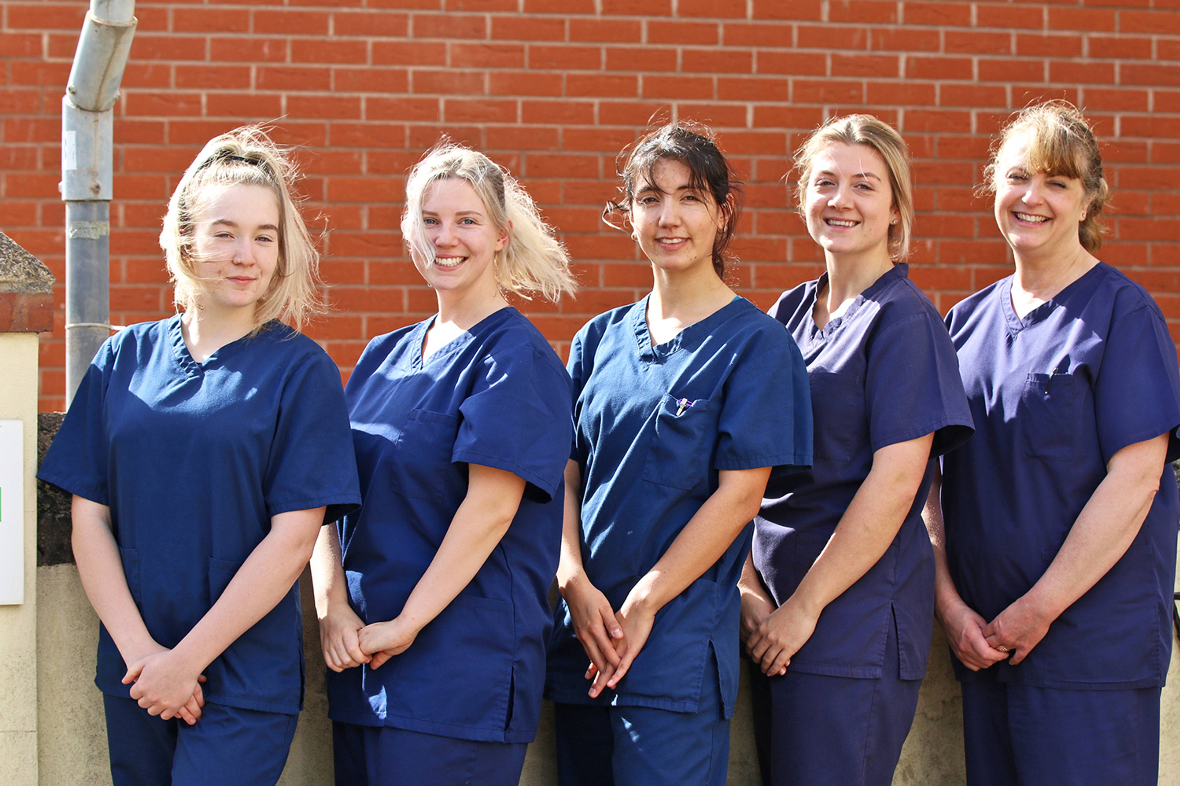 The dental nursing team in Sidmouth