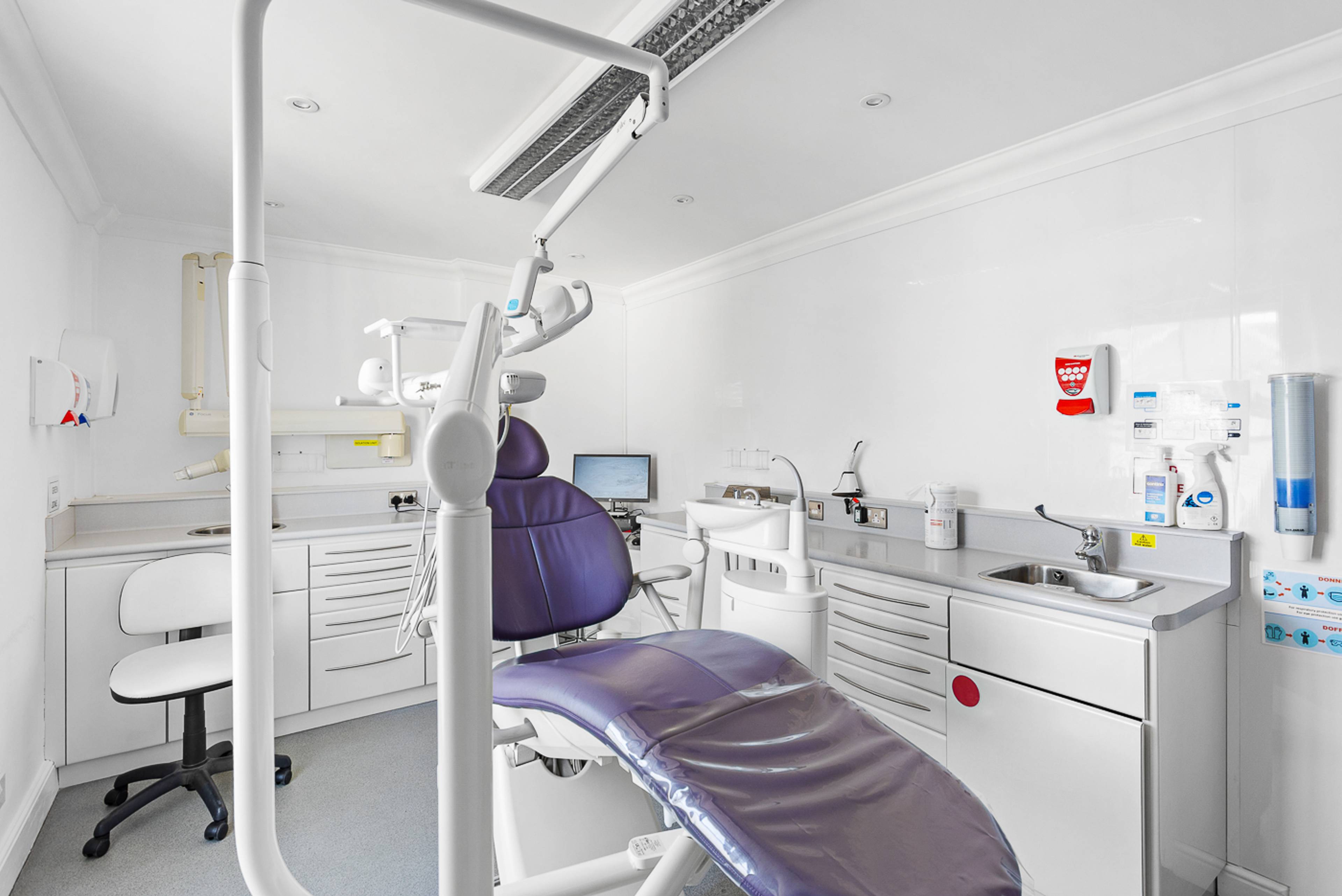 One of the brookvale treatment rooms filled with bright daylight