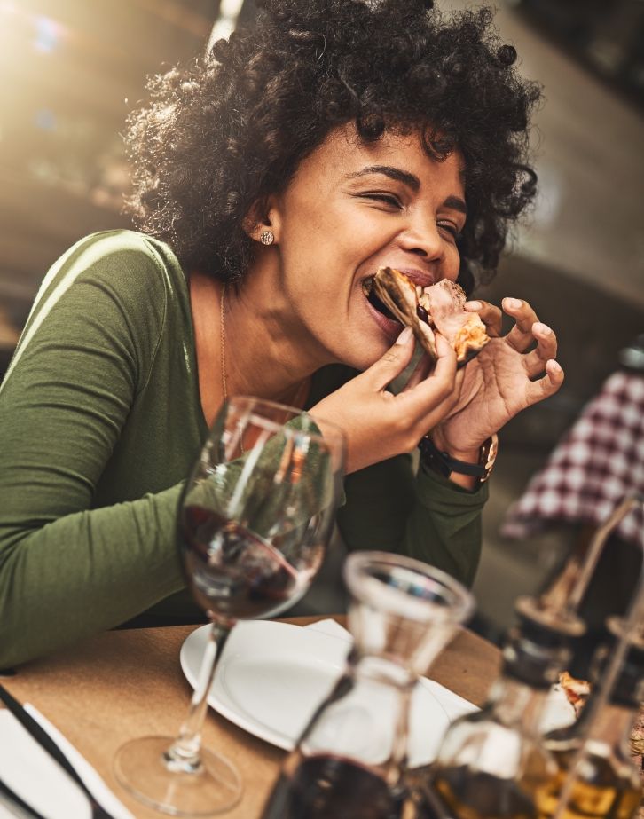 Woman Eating