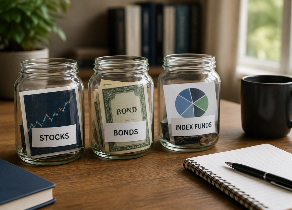 The Difference Between Stocks, Bonds, and Index Funds