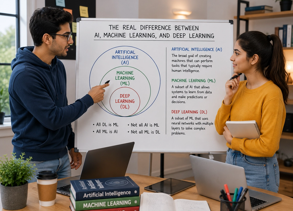 The Real Difference Between AI, Machine Learning, and Deep Learning
