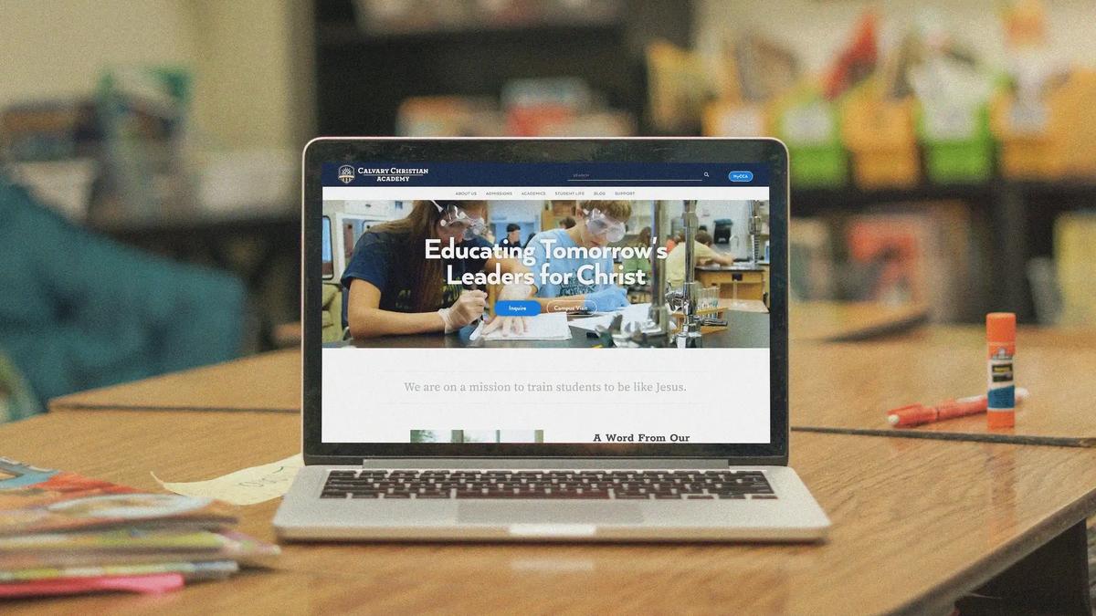 Calvary Christian Academy website