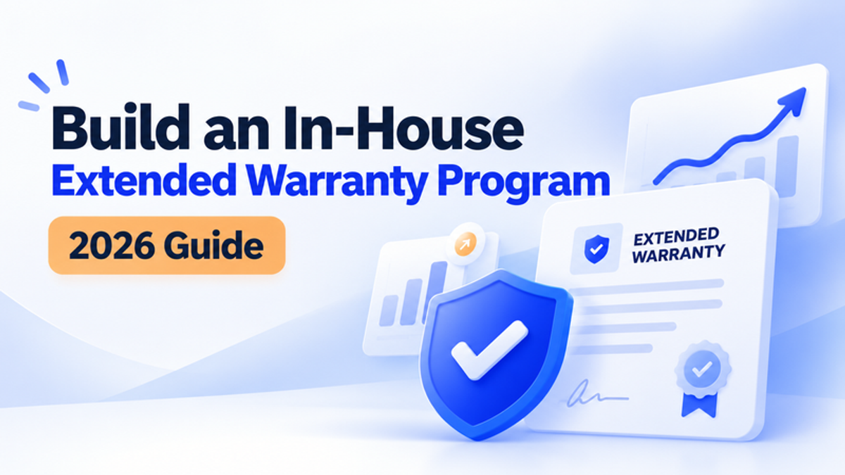 How to build an in-house extended warranty program