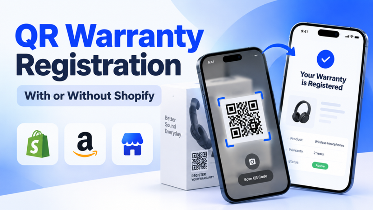 How to set up QR code warranty registration