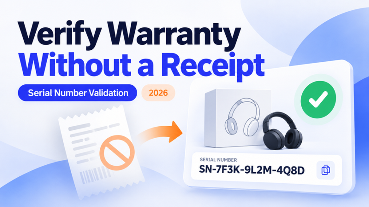 How to verify warranty claims without receipts