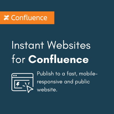 Instant Websites for Confluence