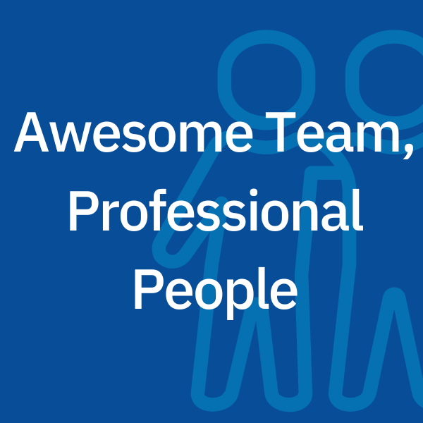 Awesome Team , Professional People