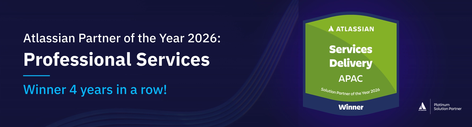 Atlassian partner of the Year Services APAC 2026 4 Years in a Row