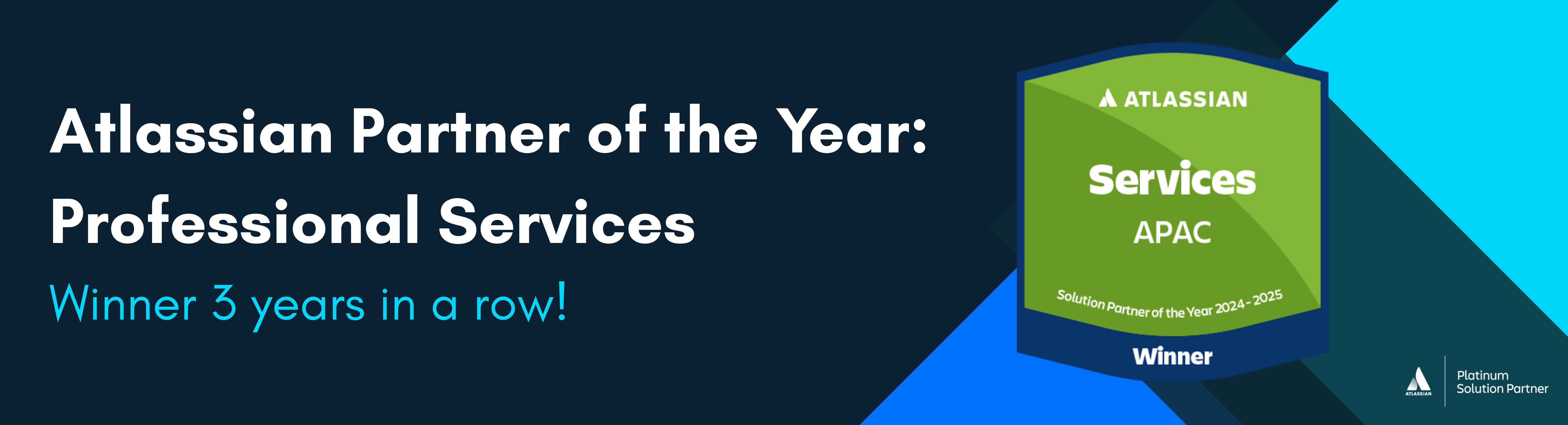 GLiNTECH Secures Atlassian Partner of the Year 2024 – Services APAC, Three Years in a Row!