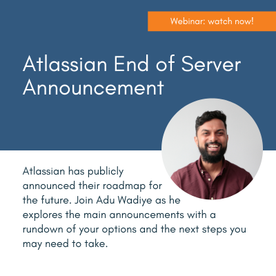 Atlassian End of Server Announcement