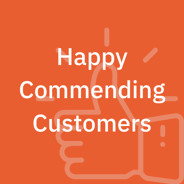 Happy Commending Customers