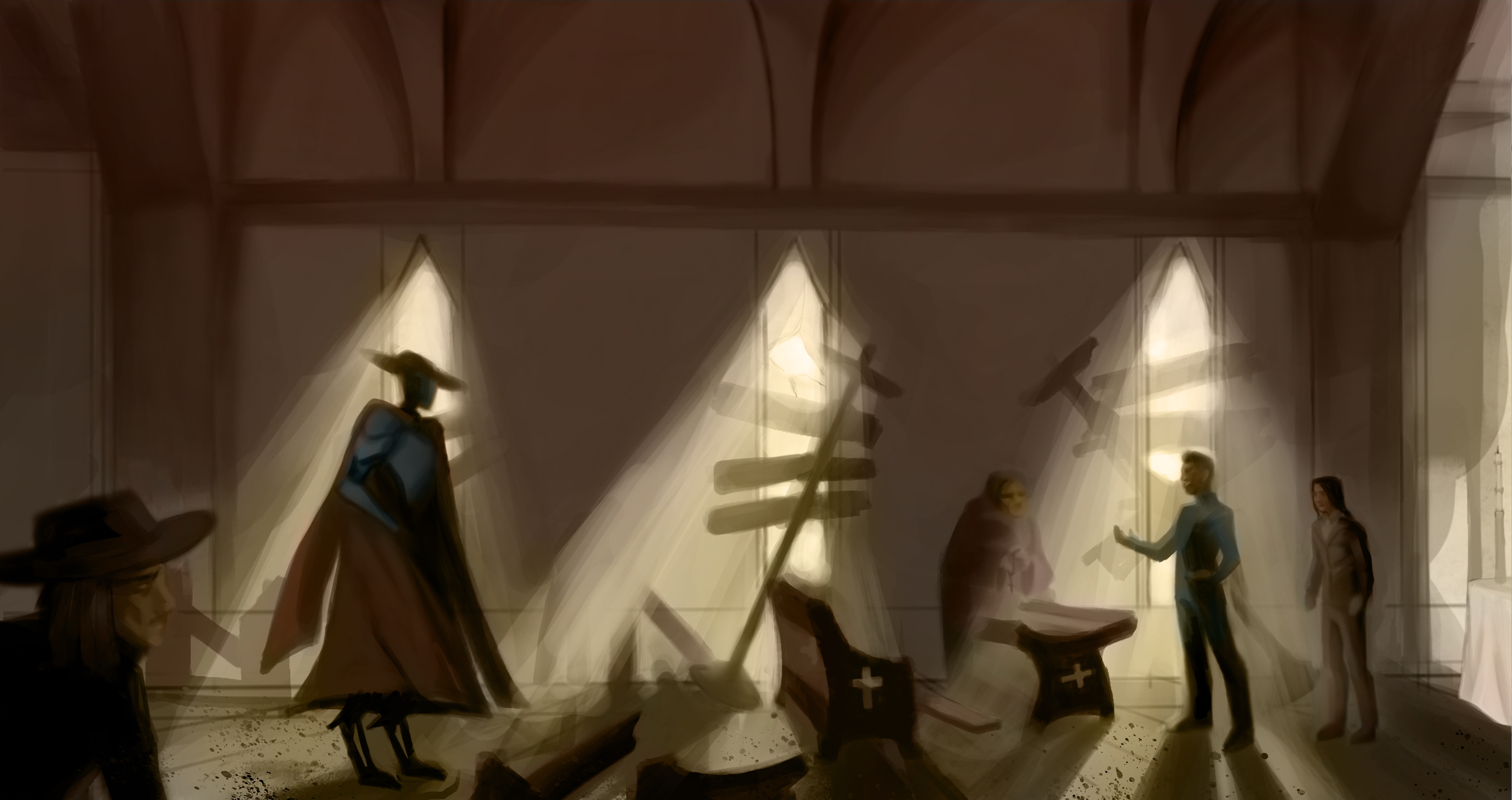 Industrial Western; Storytelling Concept Art