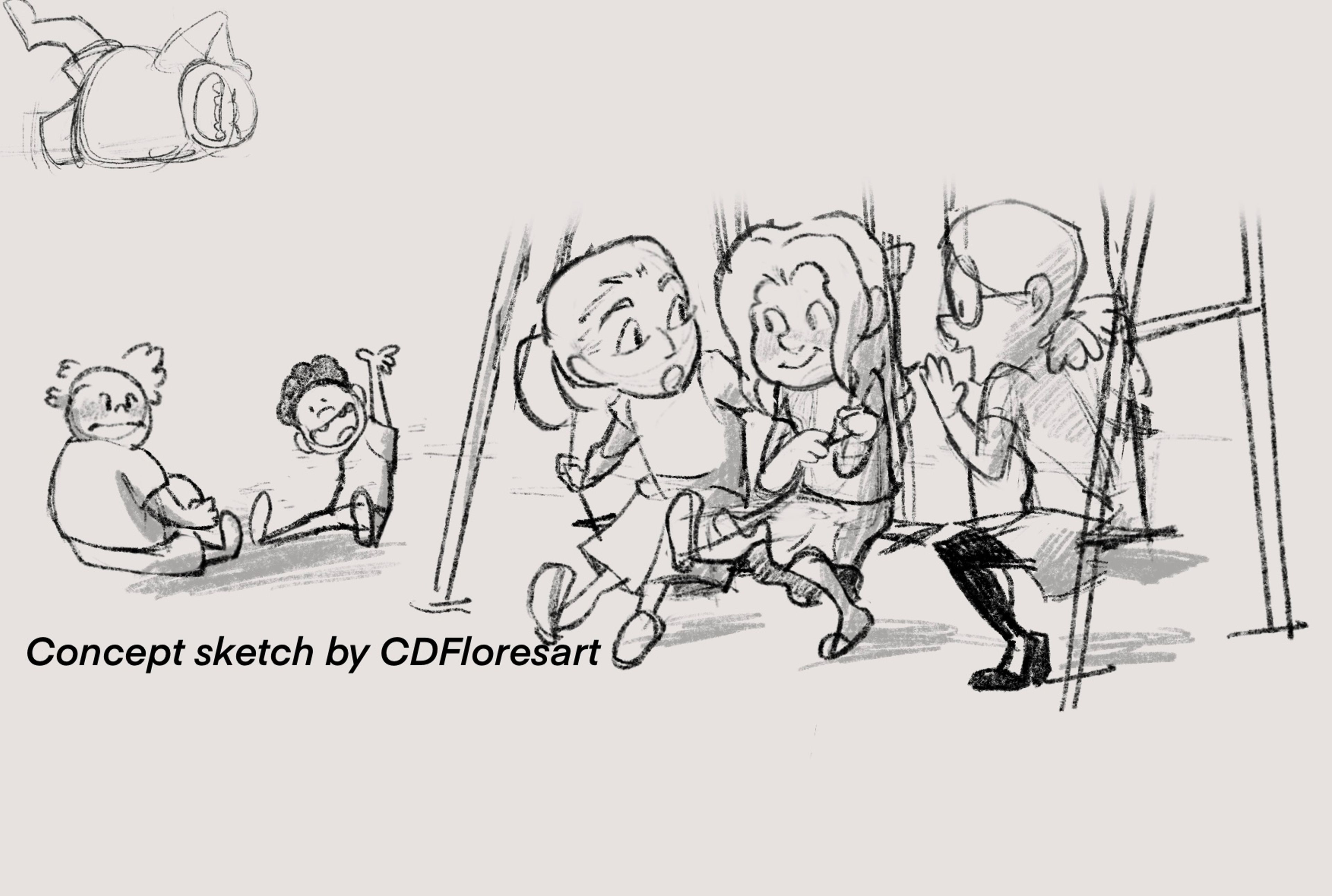 Graphic Novel Illustration Commission 3