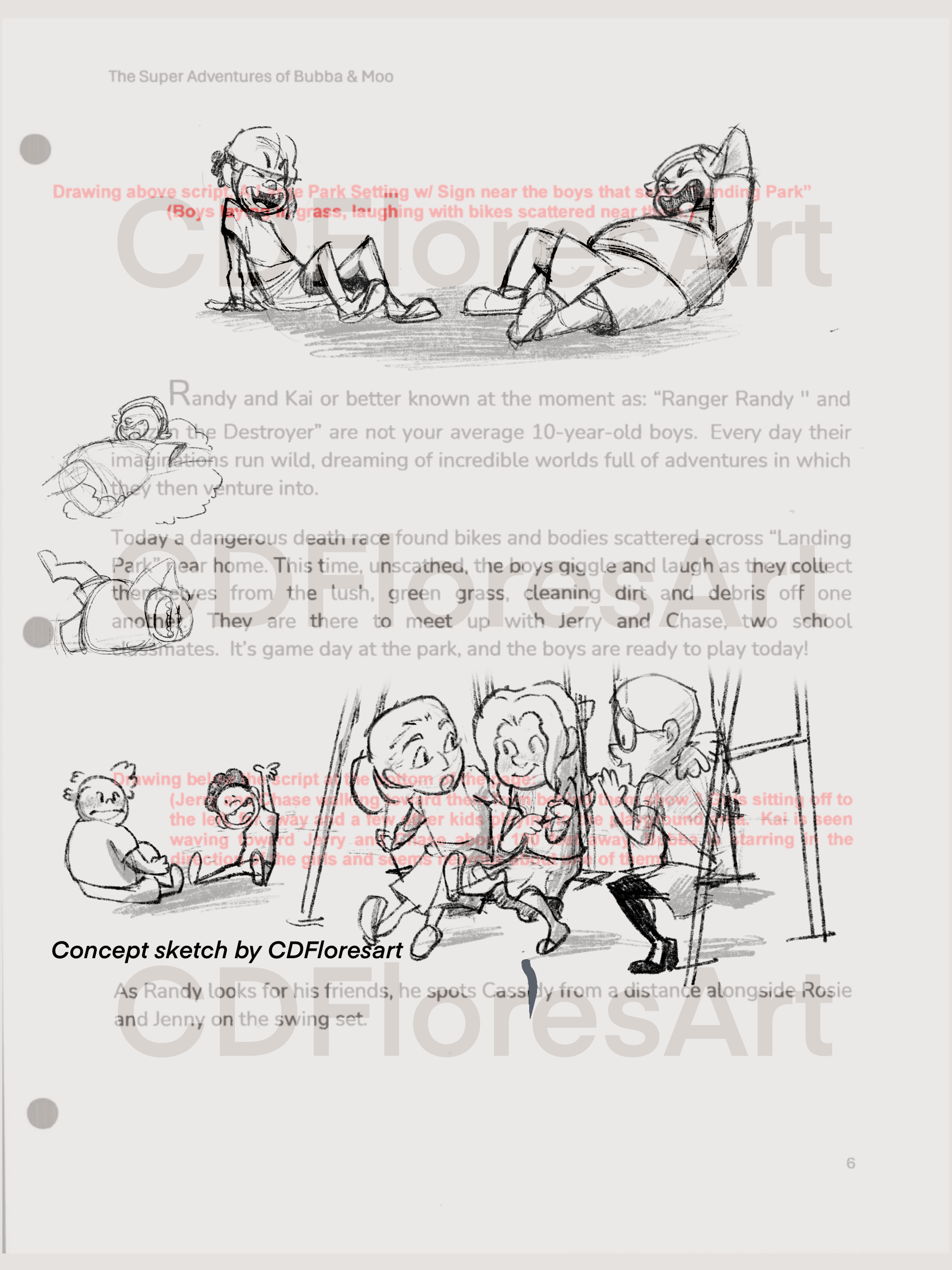 Graphic Novel Illustration Commission