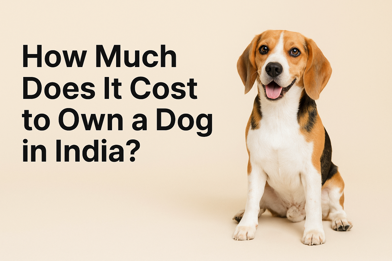 How Much Does It Cost to Own a Dog in India? A Complete Breakdown