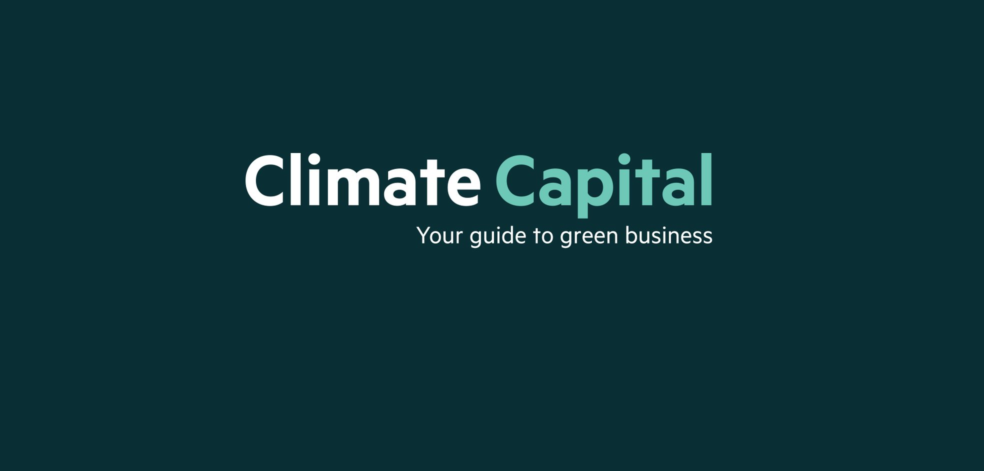 Climate Capital Spins Out $4M Climate Fund