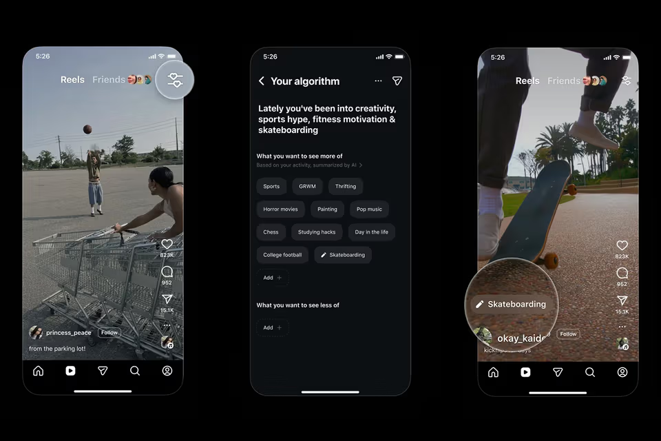 Instagram tests more direct algorithm controls