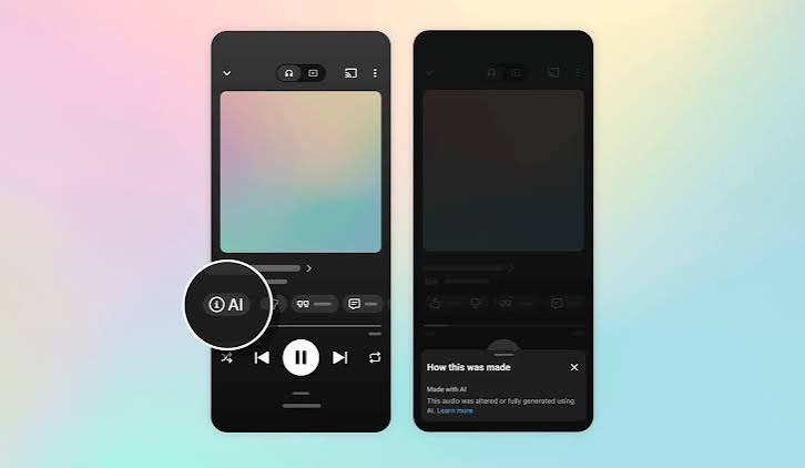 YouTube Music Starts Labelling AI-Generated Songs